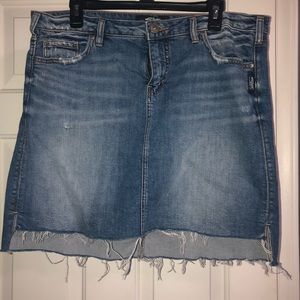 Blue jean skirt